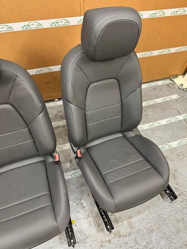 PORSCHE CAYENNE 9Y SITZE SPORT LEDER SITZEN GRAU LEDER VON TEST WAGEN!! - Bild 4 von 24