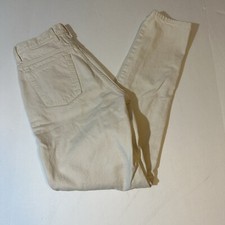 Vtg 80s Guess Jeans Beige Denim Made In USA Sz 30 High Rise 100 Cotton