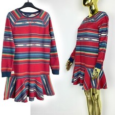 Polo Ralph Lauren Sweater Dress Aztec Southwestern Multicolor Womens S / 16y
