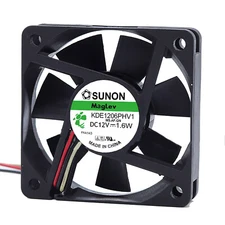 1PC DC12V 1.6W 6CM Cooling Fan For SUNON 6015 KDE1206PHV1 Silent Cooler Fan Part