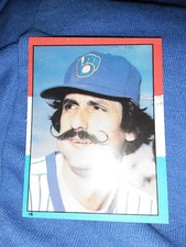 1982 Topps Baseball AL Saves LL Sticker #16 Rollie Fingers Milwaukee Brewers HOF
