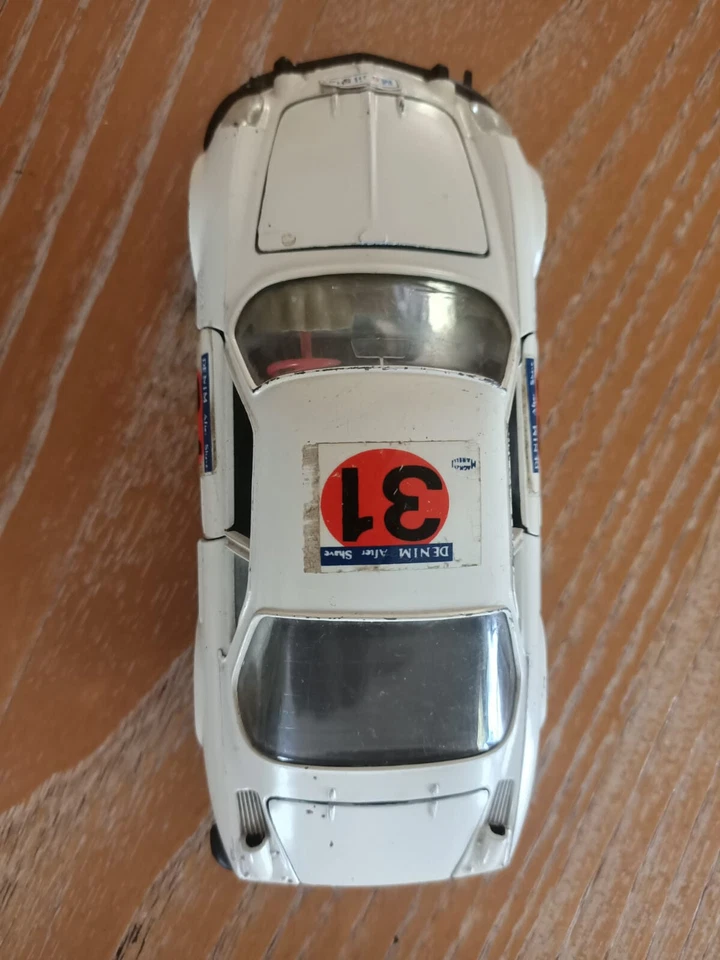 BURAGO - RENAULT - ALPINE A110 RALLY N 31 DENIM MACCHINA GIOCO - Immagine 2 di 4