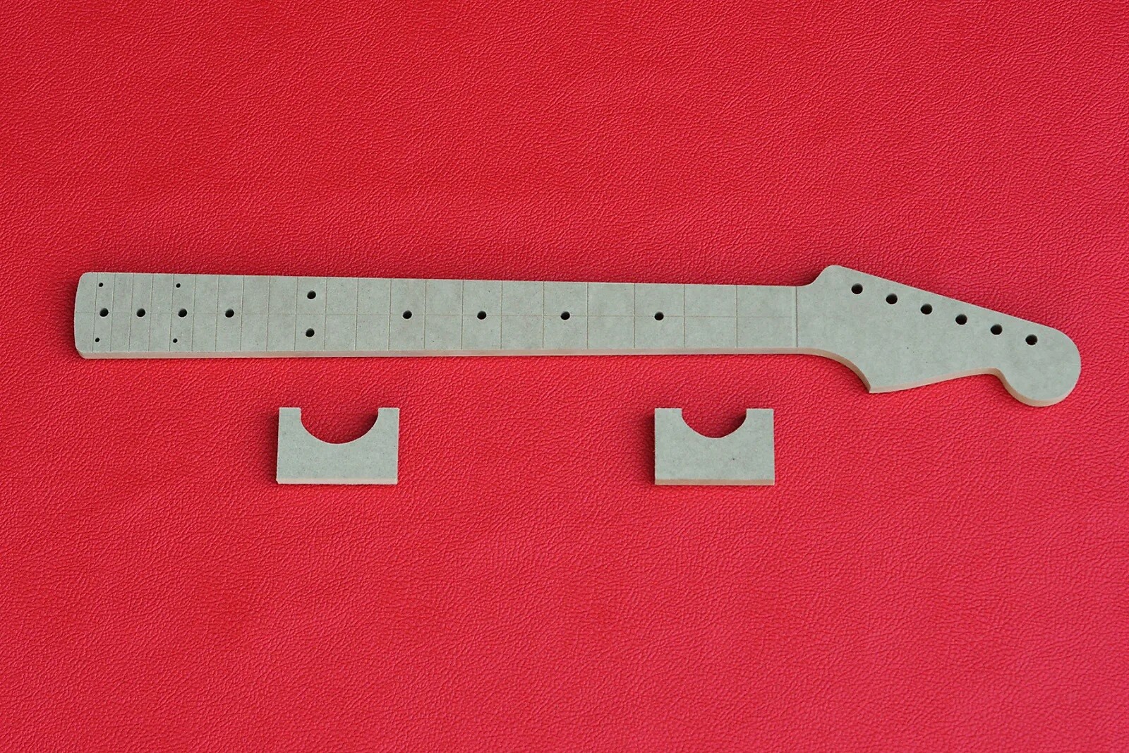 Stratocaster Guitar Neck Router Template wBack Profiles CNC STRAT 1/2" MDF  0.5"