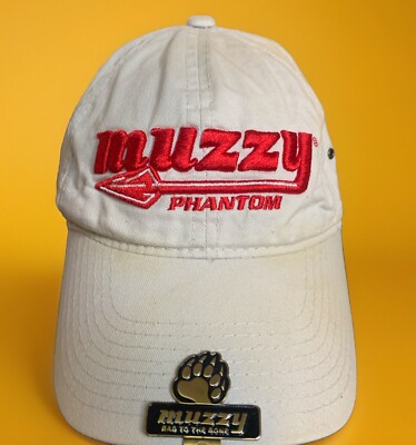 Embroidered Muzzy Phantom Arrow Cap, Outdoor Cap, with Gold plated Clip
