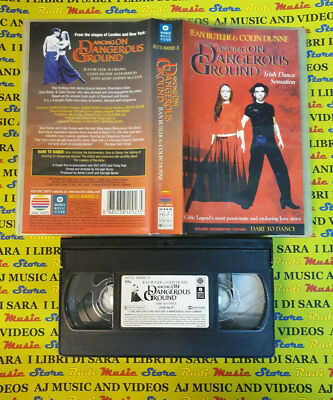 VHS Film DANCING ON DANGEROUS GROUND 2000 Jean Butler Dunne Englisch (F82) no dvd