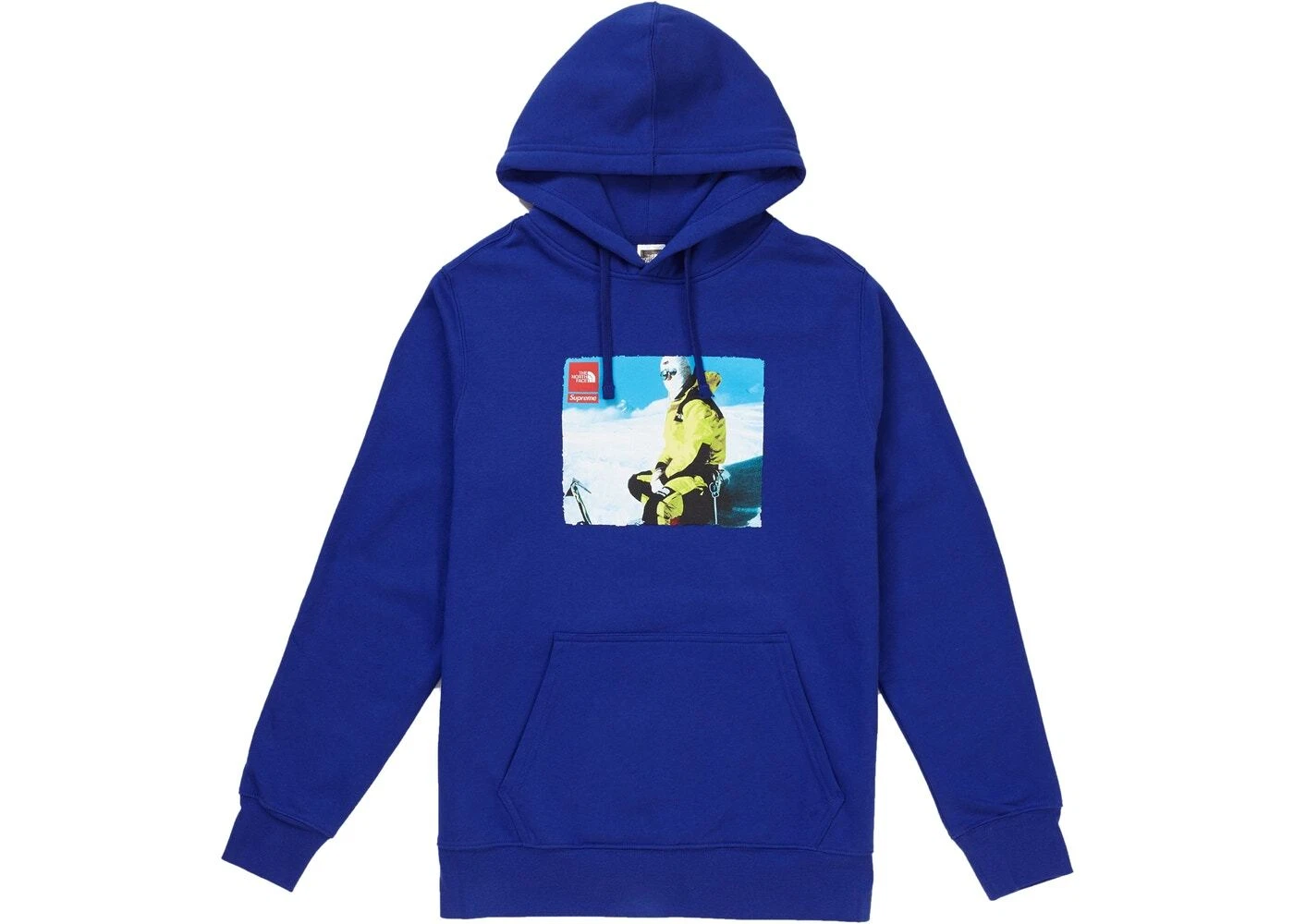 Sweat à capuche photo Supreme x The North Face L en bleu FW18 ~ Deadstock