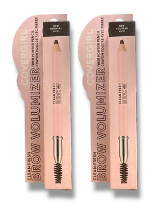 2X COVERGIRL Clean Fresh Brow Volumizer Eyebrow Pencil LOT OF 2 NEW