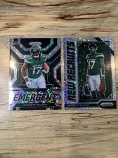 2022 Prizm New Recruits + Emergent No Huddle Disco Garrett Wilson Rookie