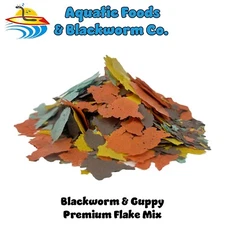 45% Blackworm Flakes & Guppy Flakes Premium Mix