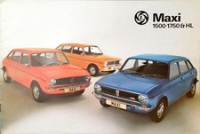 Austin Maxi 1500, 1750 & HL Brochure 1976 3197/A