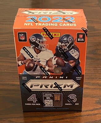2022 Panini Prizm Football NFL Fanatics Blaster Box (5 Orange Ice Prizms)  