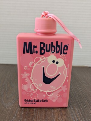 Mr. Bubble Original Bubble Bath 8oz Pink Vintage Retro Look Factory Sealed