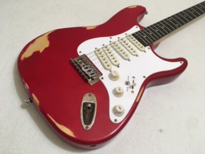 JMS Old  Red Strat Relic
