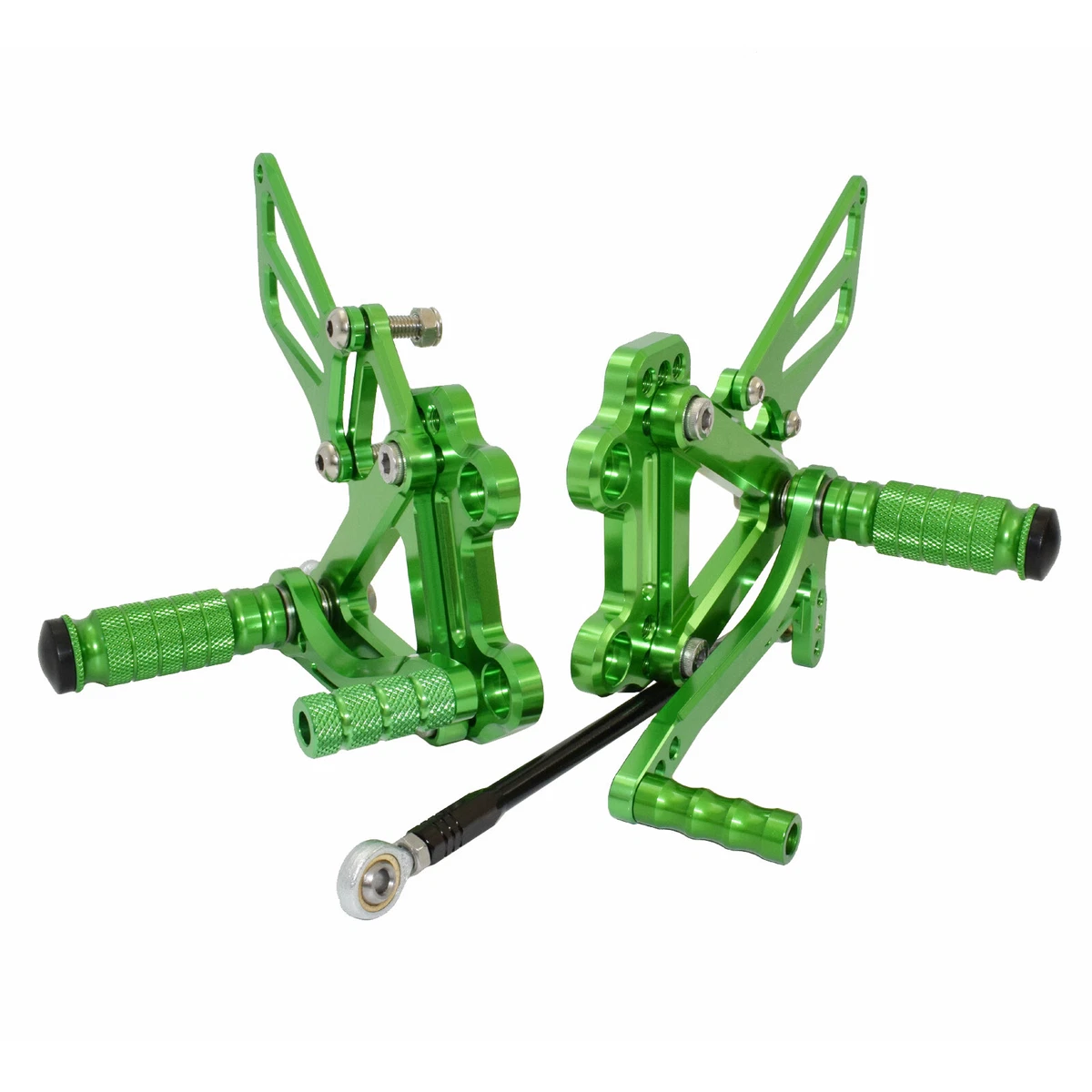 Txmyxgs Pedane Poggiapiedi Per Moto,1 paio di pedane per moto,Mpoggiapiedi per moto, passeggero, pedali posteriori,Pedane In Alluminio,Compatibili Con Bullone Da 8 Mm,Nero