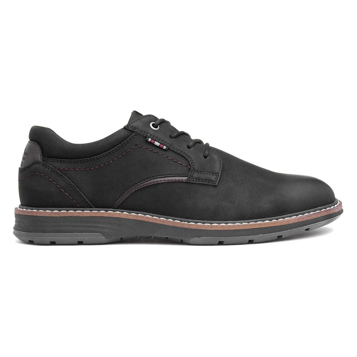 Relife Mens Shoes Black Lace Up Brushed Soft Reflex System Mikey SIZE
