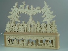 Original Erzgebirgischer Marken Schwibbogen Lichterbogen 50 x 43 cm K50-B_197