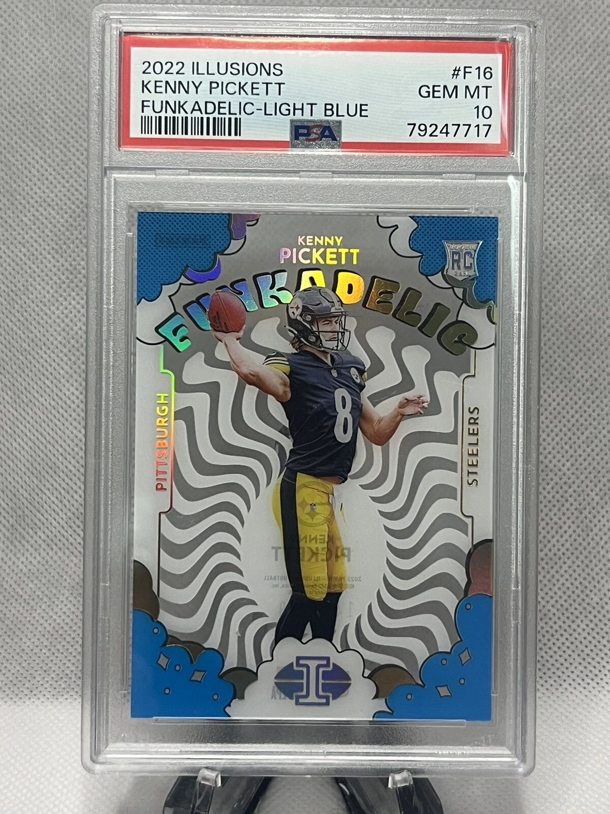 Kenny Pickett Panini Illusions Funkadelic #F16 Light Blue