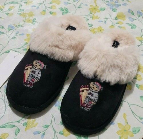 polo shearling slipper