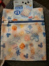*New* Disney Daiso Blue Mickey Mouse Jumbo Size Laundry Clothes Net Protector