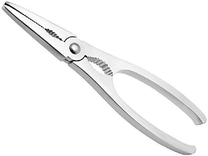 H&h pinza crostacei lunga soave acciaio inox cm 23
