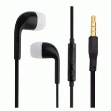 For Samsung J5 EO-HS3303WE 3.5mm Black In Ear Earbud Headphones LG Android