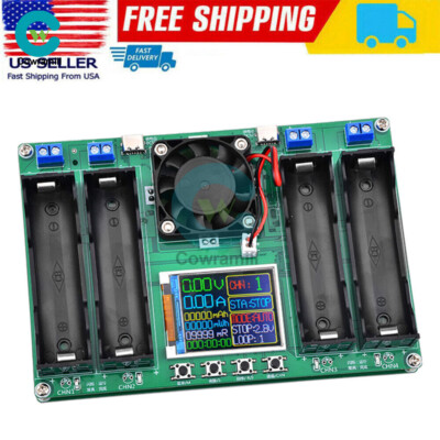 4Channels 18650 Battery Capacity Resistance Detector Automatic Charge Discharge