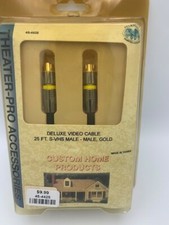 Deluxe Video Cable 25 ft. S-VHS Male - Male, Gold