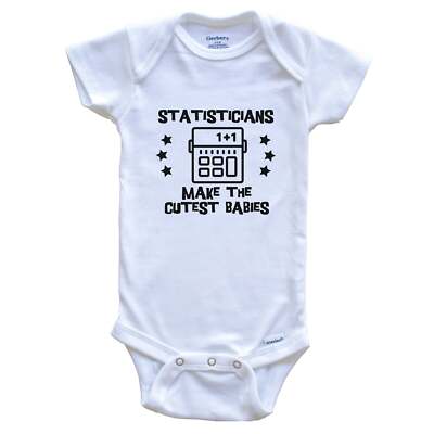 Statisticians Make The Cutest Babies Funny Statistician Baby Bodysuit