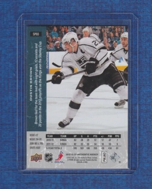 2012-13 SP Authentic Hockey 1994-95 SP RETRO # SP65 Dustin Brown - Image 2 of 2
