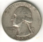 USA - 1953D - Washington ¼ $ - Silver Eagle - #15057RG