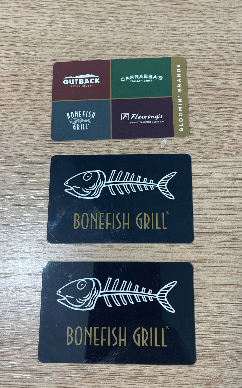 175 Bonefish Grill Gift Card Full Value On The Card eBay