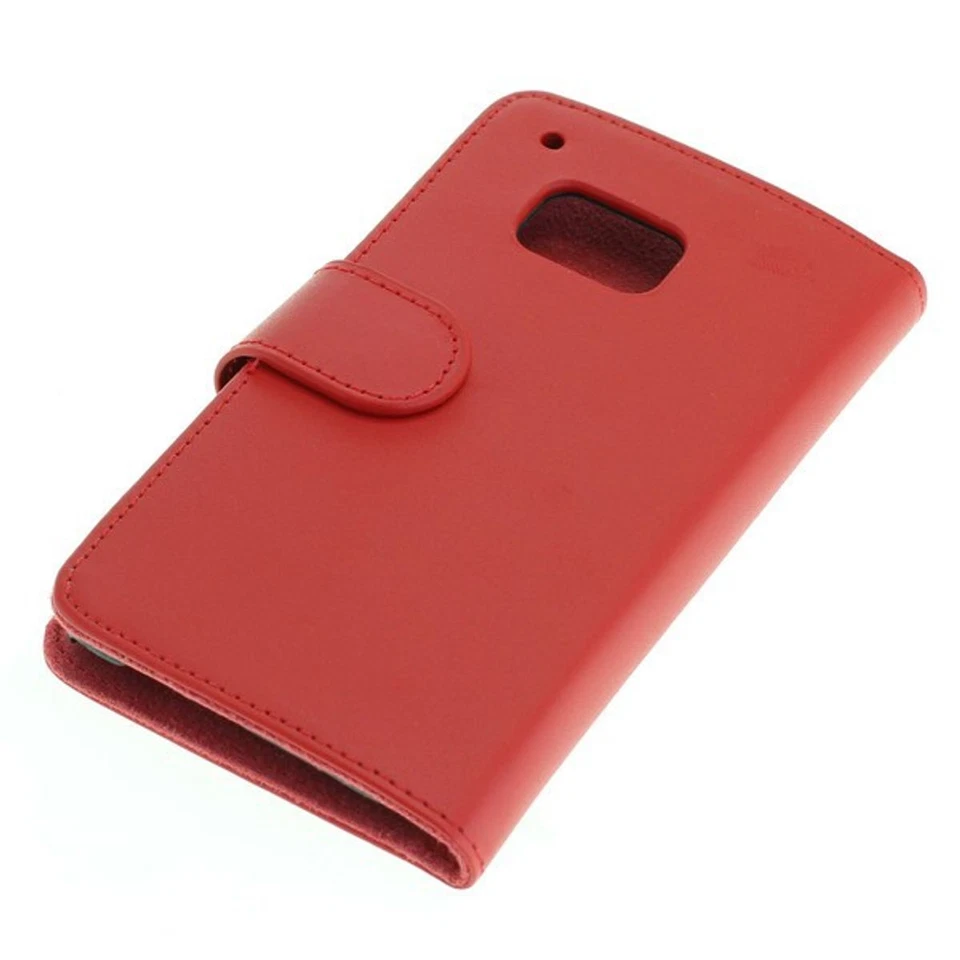 OTB Custodia (Similpelle) per HTC One M9 a Libro Rosso - Immagine 2 di 3
