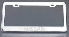 Custom Stainless Steel License Plate Frame With Laser Engraved Fit Nissan