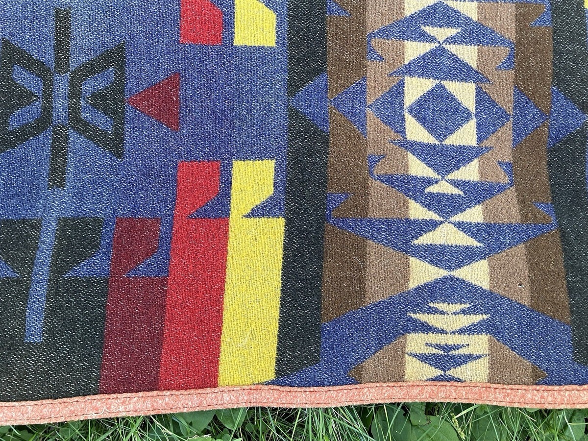 Antique Pendleton Cayuse Indian Trade Blanket Wool 1920s Antique Pendleton Cayuse Indian Trade Blanket Wool 1920s