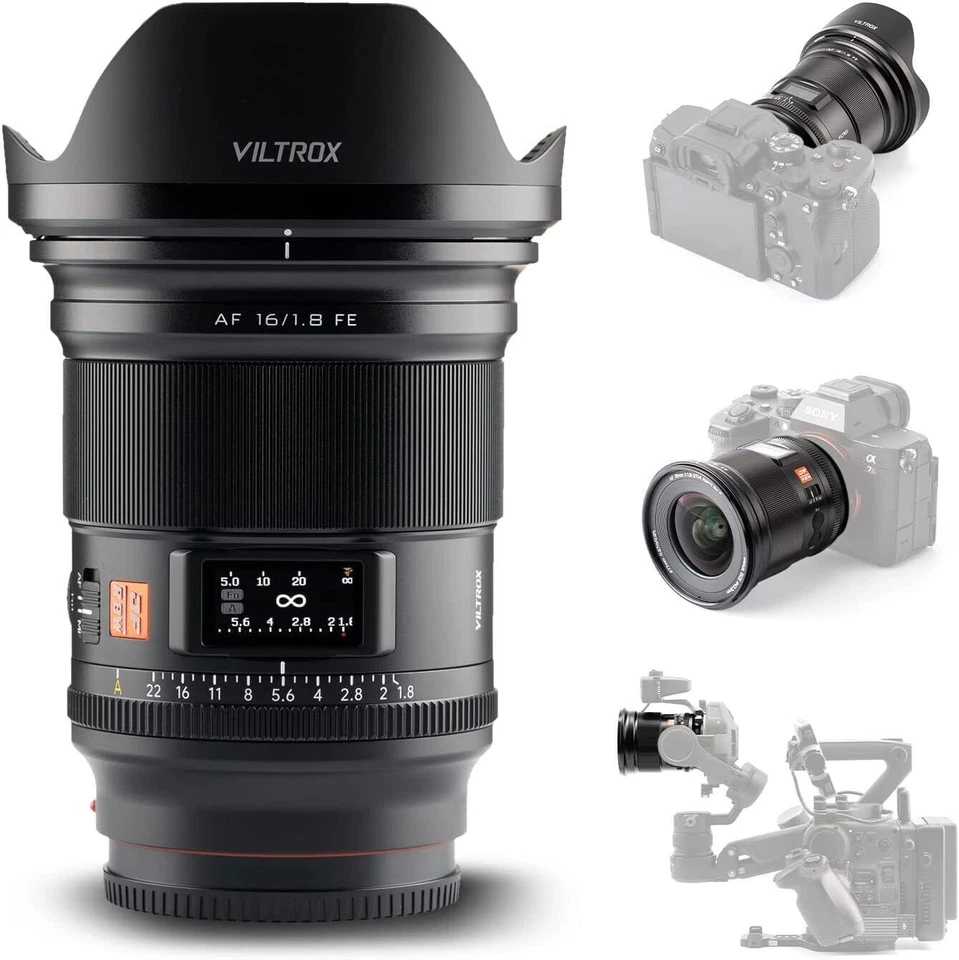 VILTROX 16mm F1.8 Ultra Wide Angle Auto Focus Full Frame Lens for Nikon Z-Mount - Image 3 of 4