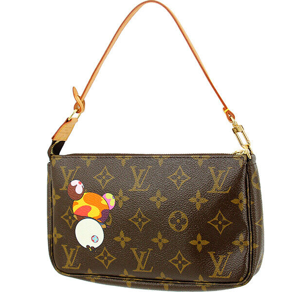 LOUIS VUITTON x Takashi Murakami Monogram LV Logo Panda Pochette M51981