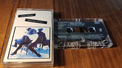 TINA TURNER - FOREIGN AFFAIR - CASSETTE TAPE ALBUM 1989 THE BEST STEAMY WINDOWS