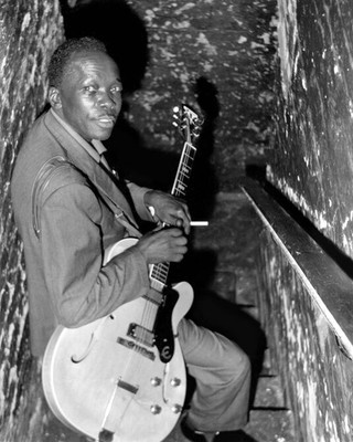 647640 Blues Soul Singer John Lee Hooker Music Guitarist Wall Print Poster