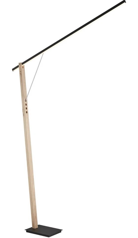 Lite Source LS-83598 Kylar 77 inch 19.00 watt Black Floor Lamp Portable Light - Image 2 of 2
