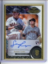 Sammy Long Framed Autographs 2022 Topps Gold Label #FA-SL