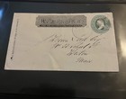 1870 Wells Fargo  Cover Used U82  3 Cents Green Stamp Oakland To Boston Qluck — photo 1
