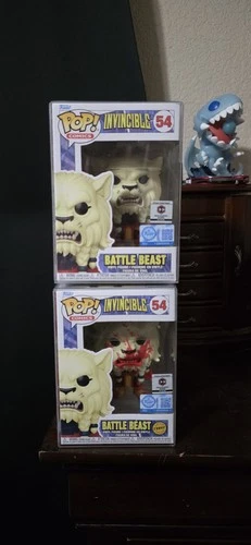 Funko Pop! Invincible Battle Beast #54 CHASE & Common Set of 2 with Protectors