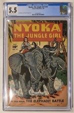 Nyoka The Jungle Girl #19 CGC 5.5 Fawcett Pub...