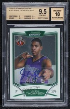 2008-09 Bowman Draft Picks & Stars Chrome Rookie Jason Thompson BGS 9.5 Auto 0s3