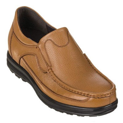 CALTO 3.2'' Men's Invisible Height Increasing Elevator Casual Slip On - G1829