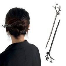 Snmzlc 2 Pcs Hair sticks for buns,French hair pins for women,Buns and Up