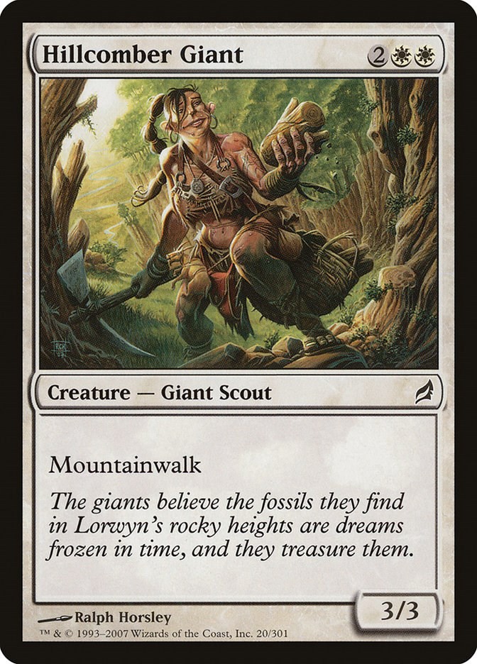 Hillcomber Giant Lorwyn Foil MTG 20 MP