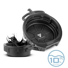 STAHLWERK Ölauffangwanne mit Abfüllstutzen 10 l Ölauffangbehälter Ölwanne