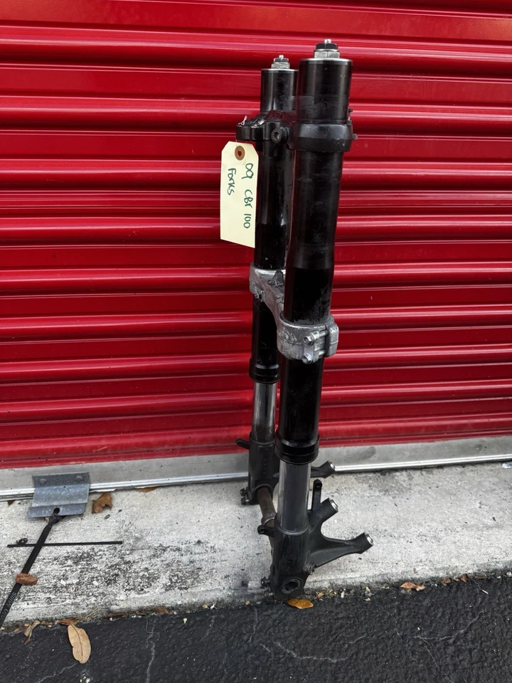 08-16 HONDA CBR1000RR CBR1000 HORQUILLAS DELANTERAS RECTAS OEM LIMPIAS 100% CON TRIPLE Foto 4 de 4