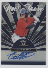 2019 Leaf Valiant New Dawn Blue Prismatic 23/25 Colin Barber #ND-CB2 Auto 01x1